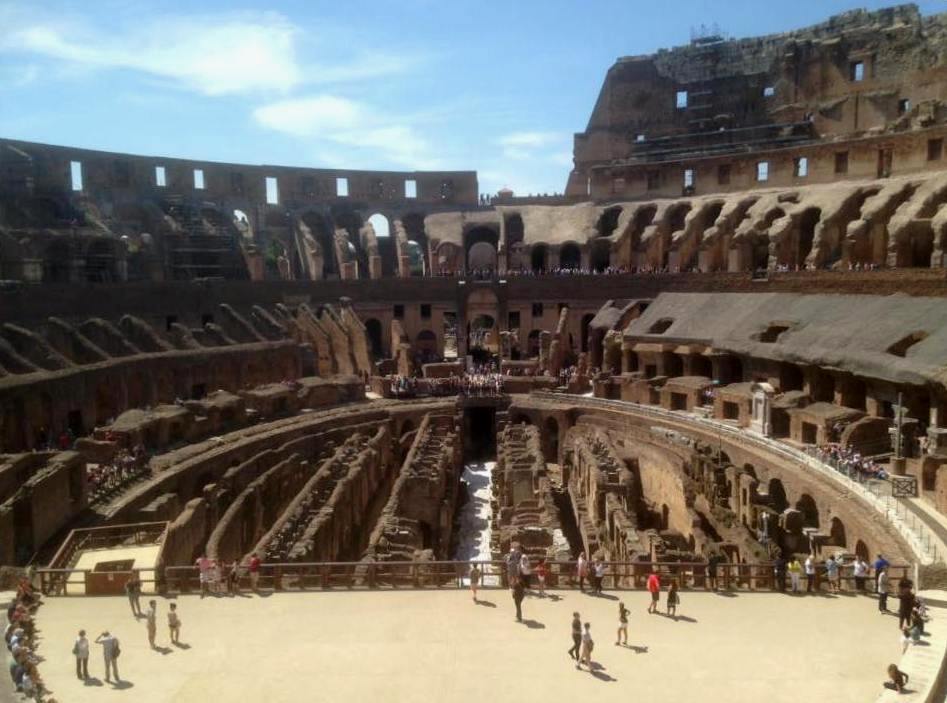 The interior of The Colosseum 2017
